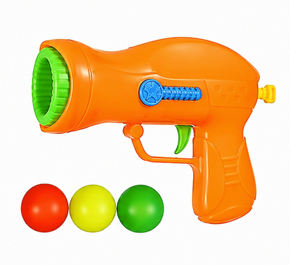 Lightweight Ball Gun Toy Set with Soft Foam Balls – 2 Pack