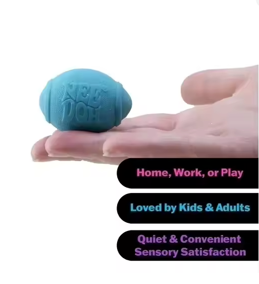 NeeDoh Teenie Hot Shots 4-Pack Sports Squishy Fidget Toy Set