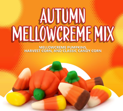 Halloween Mellocreme Pumpkin & Candy Corn Mix – 1 lb Bag