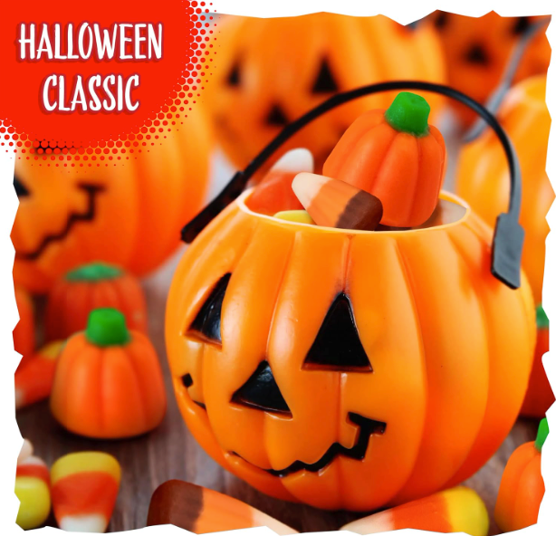 Halloween Mellocreme Pumpkin & Candy Corn Mix – 1 lb Bag