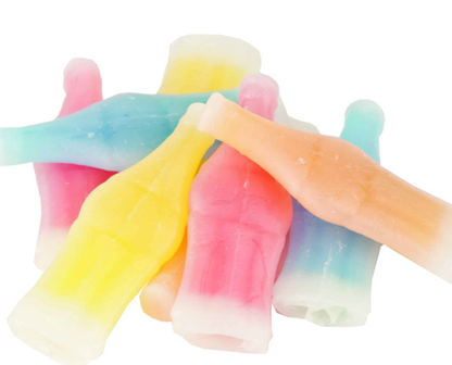 Nik-L-Nip Wax Bottles Candy Drinks – Assorted Flavors – 1 lb Bulk Bag