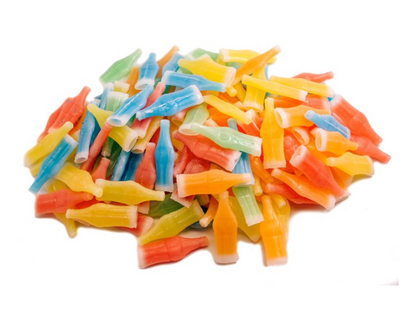 Nik-L-Nip Wax Bottles Candy Drinks – Assorted Flavors – 1 lb Bulk Bag