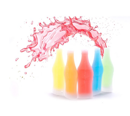 Nik-L-Nip Wax Bottles Candy Drinks – Assorted Flavors – 1 lb Bulk Bag