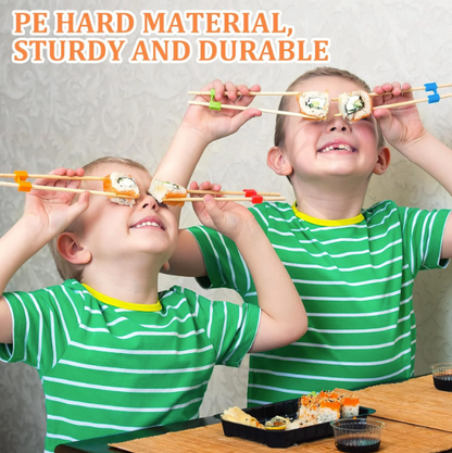 Chopstick Learning Clips – Beginner Training Aid & Non-Slip Grip (Assorted Colors)
