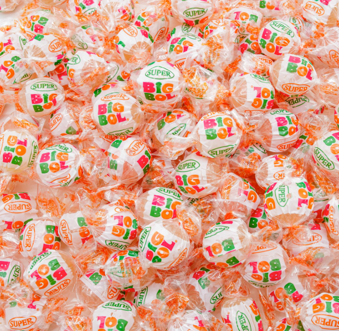 Super Big Bol Bubble Candy Gum – 2 Pack Bulk Bag (44 Pieces Total)