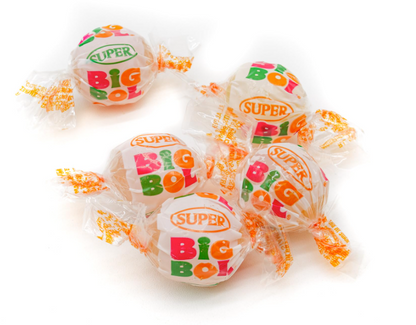 Super Big Bol Bubble Candy Gum – 2 Pack Bulk Bag (44 Pieces Total)