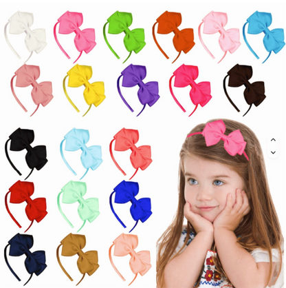 Girls' Ribbon Bow Headbands