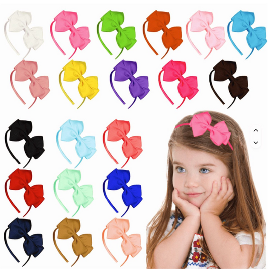Girls' Ribbon Bow Headbands