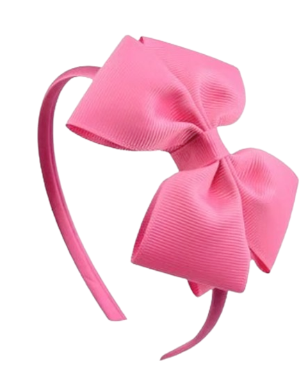 Safe Haven & CO Kids Fabric Bow Headband – Assorted Color Options, Soft Elastic Hair Band