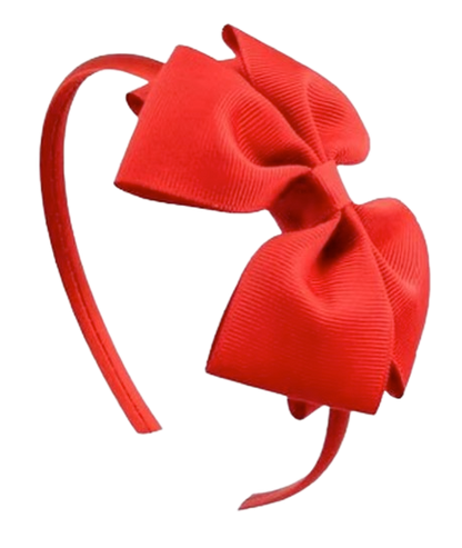 Safe Haven & CO Kids Fabric Bow Headband – Assorted Color Options, Soft Elastic Hair Band