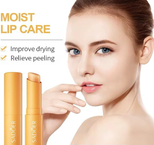 SADOER Vitamin C Moisturizing Lip Balm – Orange Essence Hydrating Care