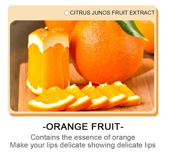 SADOER Vitamin C Moisturizing Lip Balm – Orange Essence Hydrating Care