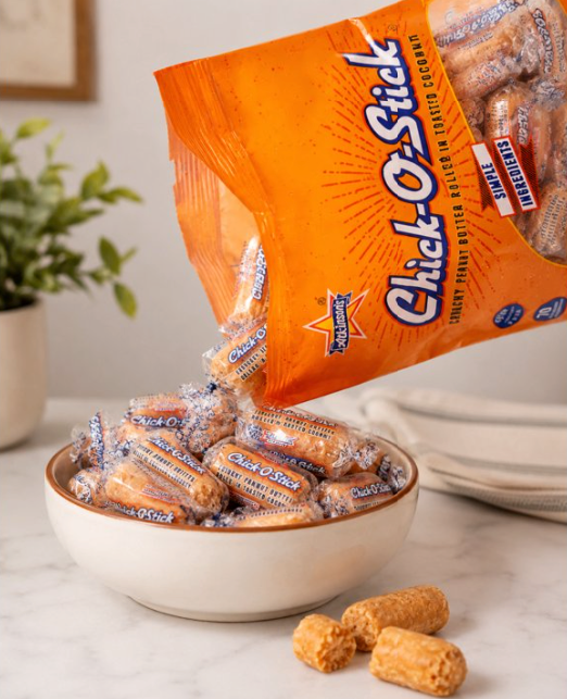 Atkinson’s Chick-O-Stick Candy 3 oz Peg Bags – 3-Pack