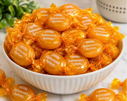 Colombina Butterscotch Discs Individually Wrapped Hard Candy – 2 lb Bag