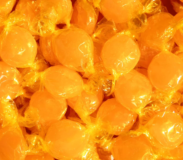 Colombina Butterscotch Discs Individually Wrapped Hard Candy – 2 lb Bag