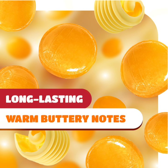 Colombina Butterscotch Discs Individually Wrapped Hard Candy – 2 lb Bag