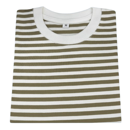 Safe Haven & CO Children’s Striped Cotton T-Shirt – Multiple Colors (Sizes 2T–5T)