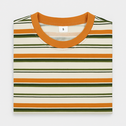 Children’s Cotton Stripe T-Shirt, Multiple Colors, SIZE 2T-5T