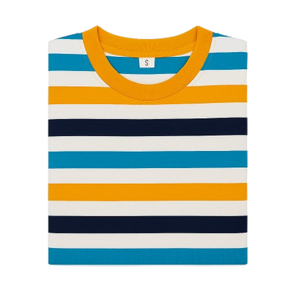 Children’s Cotton Stripe T-Shirt, Multiple Colors, SIZE 2T-5T