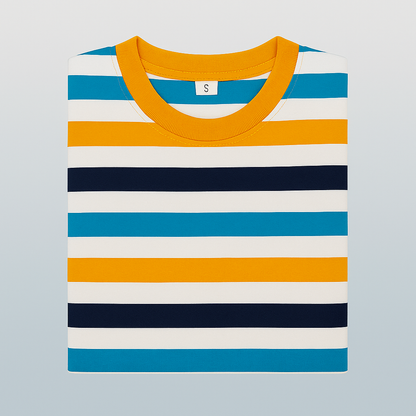 Children’s Cotton Stripe T-Shirt, Multiple Colors, SIZE 2T-5T