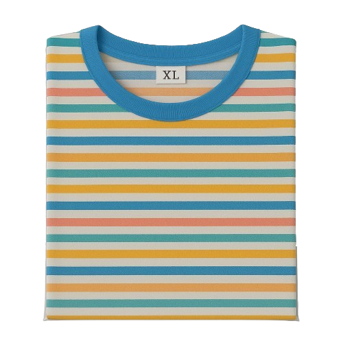 Children’s Cotton Stripe T-Shirt, Multiple Colors, SIZE 2T-5T