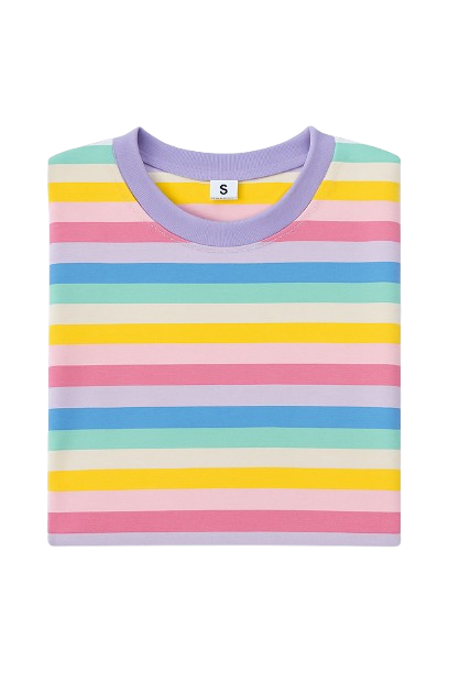 Children’s Cotton Stripe T-Shirt, Multiple Colors, SIZE 2T-5T