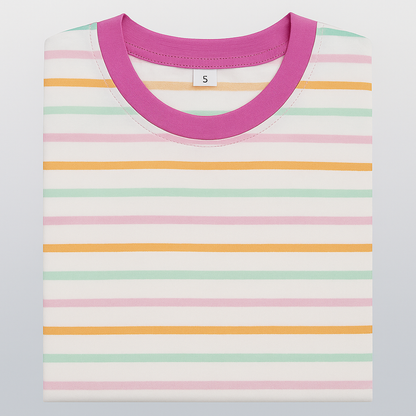 Children’s Cotton Stripe T-Shirt, Multiple Colors, SIZE 2T-5T