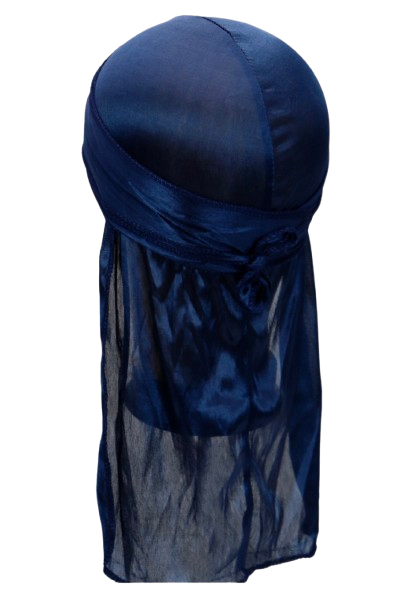 Silky Satin Durag Long Tail Head Wrap Adjustable Wave Cap