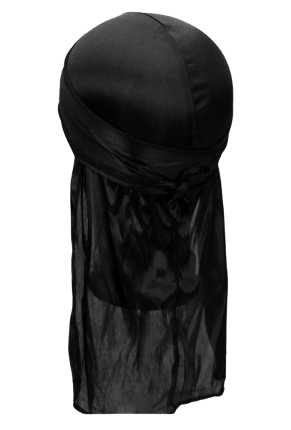 Silky Satin Durag Long Tail Head Wrap Adjustable Wave Cap