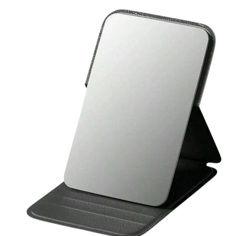 Safe Haven & CO Portable Folding Makeup Mirror with Stand