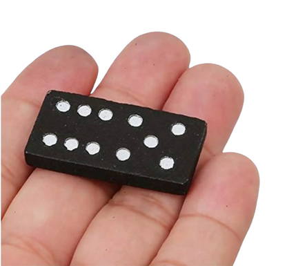 Classic Mini Wooden Domino Set for Kids Stress Relief