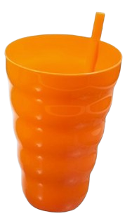 Sip-A-Tumbler – 22 oz. Spiral Cup with Lid and Straw - 4 Pack