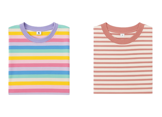 Girls’ 2-Pack Striped Tee Bundle