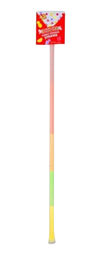 Smarties Candy Powder Straws 0.37oz, 12-Count Assorted Fruity Flavors