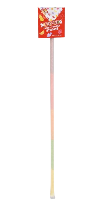 Smarties Candy Powder Straws 0.37oz, 12-Count Assorted Fruity Flavors