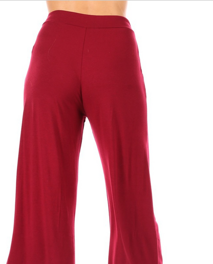 Women’s Solid High-Waisted Drawstring Capri Pants
