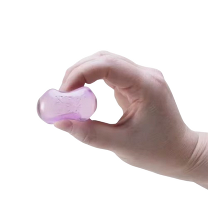 NeeDoh Nice Ice Baby Mini Cube Sensory Fidget Toy – 4-Pack Transparent Squish Set