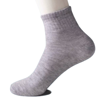 Black, White & Gray Crew Socks – 3 Pack
