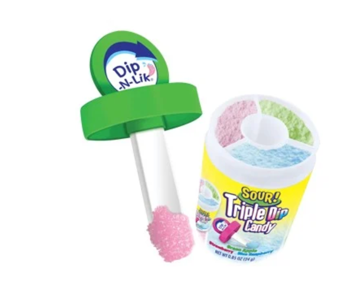 Koko's Sour Triple Dip Candy – 3 Flavor Sour Powder Candy