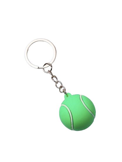 3D Sports Ball Keychain, 4-Pack