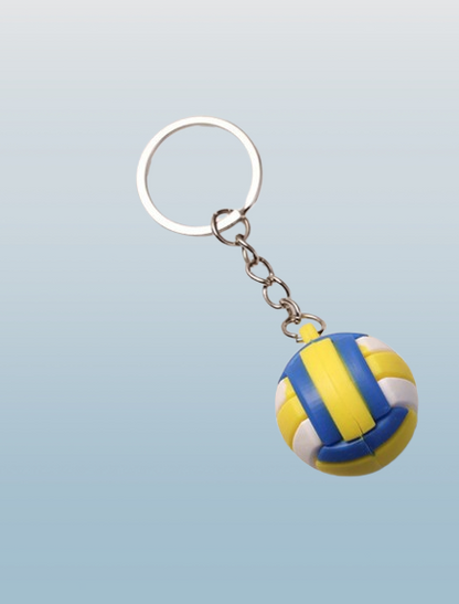3D Sports Ball Keychain