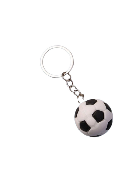 3D Sports Ball Keychain, 4-Pack