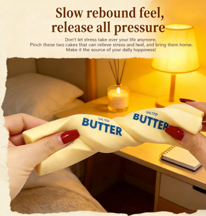 Butter Squishy Slow Rebound Stress Relief Toy – 2-Pack Soft Sensory Fidget Toys