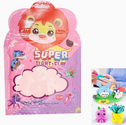 Super Light Clay Modeling Toy Soft Air Dry Clay for Kids