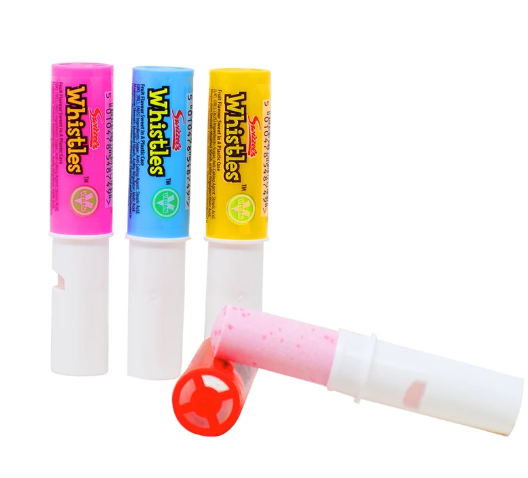 Swizzels Whistles Candy Sticks – 10-Pack | Assorted Fruity Flavors,