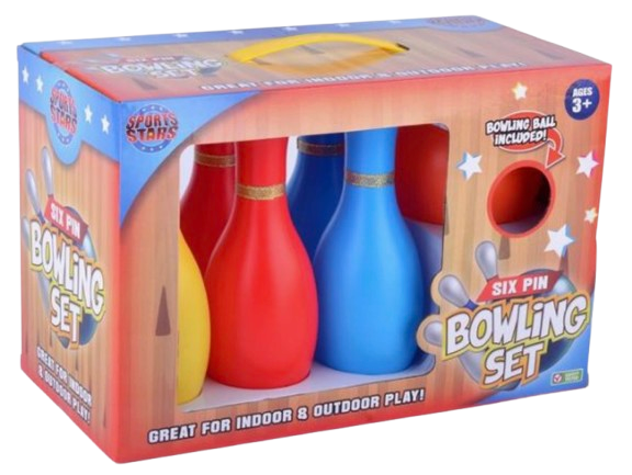 Toddler 6 Pins Bowling Set