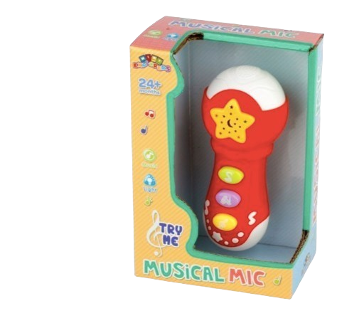 Toddler’s 1st Battery Operated Musical Microphone – Lights & Sounds Toy