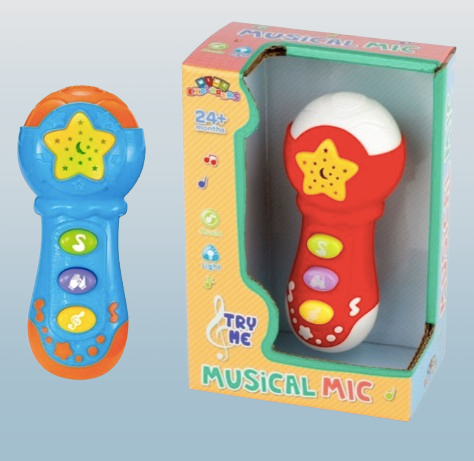 Toddler’s 1st Battery Operated Musical Microphone