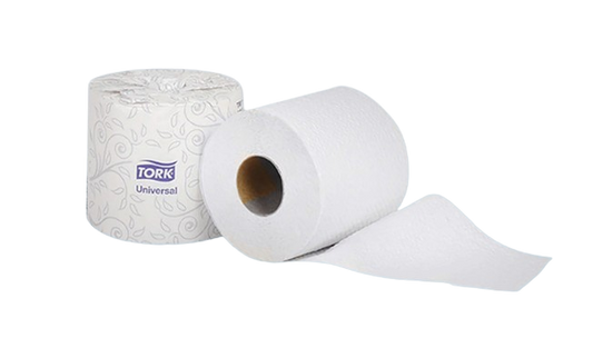 2-Ply Toilet Paper, White, 12 Pack