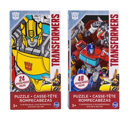 Hasbro Kids 24 and 48 Piece Puzzle – Transformers - 2 Pack